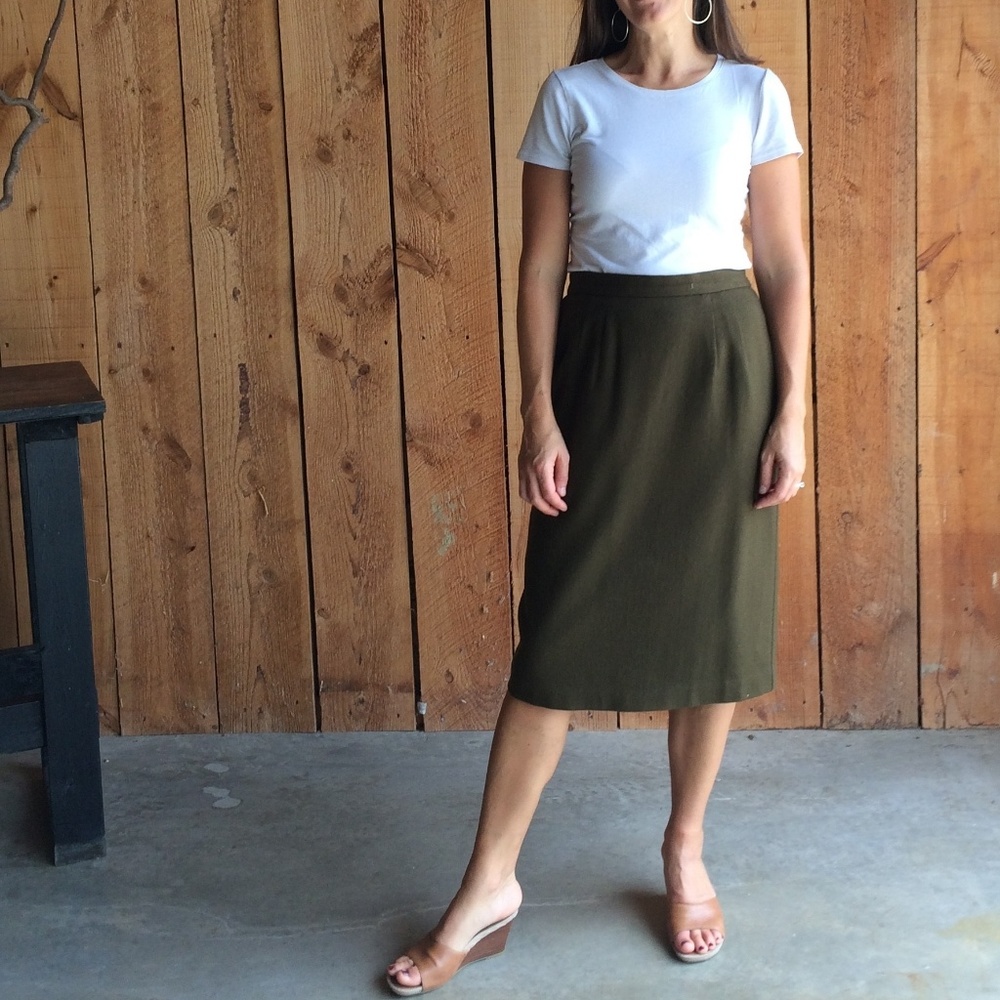 Worthington Wool Skirt
